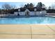 Community swimming pool with pool house at 11646 Rabbit Ridge Rd, Charlotte, NC 28270