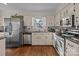 Kitchen with granite countertops and stainless steel appliances at 1212 Ridge St, Albemarle, NC 28001