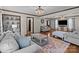 Spacious living room featuring hardwood floors and a cozy atmosphere at 1212 Ridge St, Albemarle, NC 28001