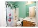 Clean bathroom with shower and tub at 1270 Mirror Lake Rd, Lincolnton, NC 28092