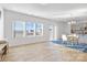 Light-filled dining area with kitchen views at 128 Mooring Dr, Statesville, NC 28677