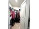 Spacious walk-in closet with ample shelving and hanging space at 131 Crownpiece St, Troutman, NC 28166