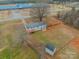 Aerial view of home and large yard; close to school and community at 1486 Amity Church Rd, Denver, NC 28037