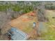 High angle view of the property showcasing its location and backyard space at 1486 Amity Church Rd, Denver, NC 28037