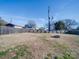 Large backyard with a fire pit and playset at 17 Walnut St, China Grove, NC 28023