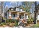 Craftsman style home with brick accents and a welcoming front porch at 2043 Shenandoah Ave, Charlotte, NC 28205