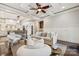 Cozy Gathering room with fireplace and built-in shelving at 2043 Shenandoah Ave, Charlotte, NC 28205