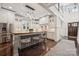 Modern kitchen featuring stainless steel appliances and an island at 2043 Shenandoah Ave, Charlotte, NC 28205