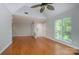 Spacious living room featuring hardwood floors and lots of natural light at 2514 Cranbrook Ln # 5, Charlotte, NC 28207