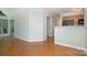 Bright living room with hardwood floors and access to a patio at 2514 Cranbrook Ln # 5, Charlotte, NC 28207