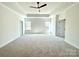 Large main bedroom with carpet and ceiling fan at 2558 Red Hill Nw St # 51, Concord, NC 28027