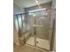 Bathroom with a large tiled shower and built-in seat at 2632 Tillman St, Monroe, NC 28112