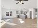 Open living space with kitchen and hardwood floors at 335 Pinewood Ln, Rock Hill, SC 29730