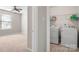 Convenient laundry area with washer and dryer included at 4210 Saguaro Ct, Charlotte, NC 28269