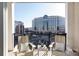 Spacious balcony offering stunning city views at 4620 Piedmont Row Dr # 504, Charlotte, NC 28210