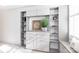 Built-in shelving and cabinetry in home office at 4620 Piedmont Row Dr # 504, Charlotte, NC 28210