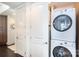 Stackable washer and dryer in convenient laundry room at 4620 Piedmont Row Dr # 504, Charlotte, NC 28210