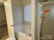 Clean bathroom with soaking tub and shower at 4630 Sw Falcon Chase Sw Dr, Concord, NC 28027