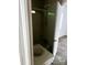 Small bathroom with shower/tub combo and pedestal sink at 517 Ashford St, Chester, SC 29706