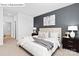 Bright bedroom with king-size bed and en-suite bathroom at 560 Zermatt St, Monroe, NC 28112