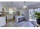 Modern kitchen with white cabinets, stainless steel appliances, and quartz countertops at 6411 Windsor Gate Ln, Charlotte, NC 28215