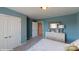 Secondary bedroom with double doors and spacious closet at 8012 Plymouth Dr, Sherrills Ford, NC 28673