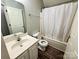 Clean bathroom with shower/tub combo at 8024 Bronze Pike Dr, Charlotte, NC 28273