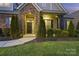 Attractive entryway with stone accents and landscaping at 8130 Clems Branch Rd, Fort Mill, SC 29707