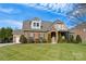 House exterior with stone and brick accents at 8130 Clems Branch Rd, Fort Mill, SC 29707