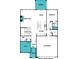 Main floor plan showcasing kitchen, dining, and bedrooms at 9934 Cask Way, Huntersville, NC 28078