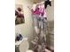 Bathroom with a shower/tub and floral shower curtain at 1004 Druid Cir, Charlotte, NC 28206