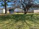 Spacious backyard with a shed and mature trees providing shade at 1004 Johnson St, Charlotte, NC 28206