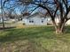 Large backyard with a tree and a view of neighboring houses at 1004 Johnson St, Charlotte, NC 28206