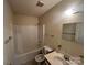 Clean bathroom featuring a shower/tub combo at 1004 Johnson St, Charlotte, NC 28206