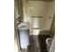 Bathroom includes shower/tub combo and gray vanity at 1019 W 5Th Ave, Gastonia, NC 28052