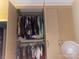 Large bedroom closet with double hanging rods at 11306 Kingfisher Dr, Charlotte, NC 28226