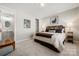 Bedroom with ensuite bathroom and walk-in closet at 13308 Oak Farm Ln, Huntersville, NC 28078