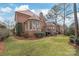 Brick house exterior with deck and backyard at 15214 Mccomb Manor Ct, Charlotte, NC 28277