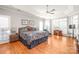 Large main bedroom with hardwood floors and ample natural light at 15214 Mccomb Manor Ct, Charlotte, NC 28277