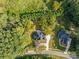 Aerial view showing two houses and a street at 209 E Glenview Dr, Salisbury, NC 28147