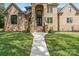 Front entrance with ornate double doors and brick staircase at 209 E Glenview Dr, Salisbury, NC 28147