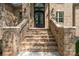 Brick stairs leading to the front entrance of the home at 209 E Glenview Dr, Salisbury, NC 28147