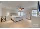 Spacious main bedroom with carpeted floors and plenty of natural light at 209 Squirrel Ln, Lake Wylie, SC 29710