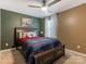 Spacious bedroom with a king-size bed and built in drawers at 2262 Galloway Sw Ln, Concord, NC 28025