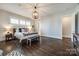 Main bedroom with hardwood floors and a cozy atmosphere at 324 Mill Ridge Rd, Rock Hill, SC 29730