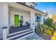 Inviting front porch with wooden floors and seating area at 324 Mill Ridge Rd, Rock Hill, SC 29730