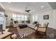 Living room features hardwood floors, fireplace, and neutral color palette at 324 Mill Ridge Rd, Rock Hill, SC 29730