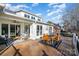 Spacious deck with seating area, perfect for outdoor dining and entertaining at 3935 Black Sycamore Dr, Charlotte, NC 28226