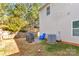 Small backyard with grill and patio furniture at 4152 Broadstairs Sw Dr, Concord, NC 28025