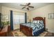 Comfortable bedroom with hardwood floors and a ceiling fan at 417 Spring Arbor Ave, Salisbury, NC 28146